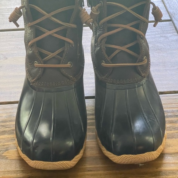 Sperry Shoes - Sperry Black and Brown Women's Boots